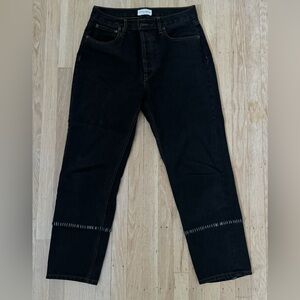 Still Here black jeans with stitch detail